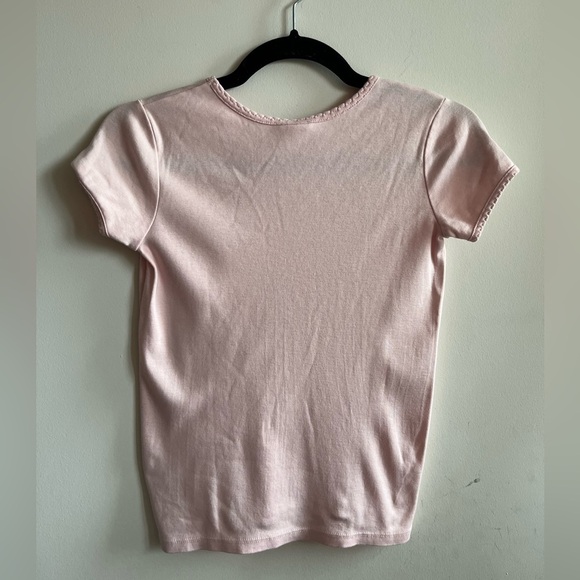Hanna Andersson Girls Light Pink Tee US 10/140 cm - Picture 2 of 6